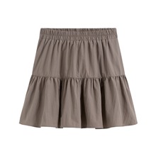 鬆緊腰頭蛋糕褲裙-女