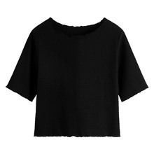 輕柔透膚上衣-女