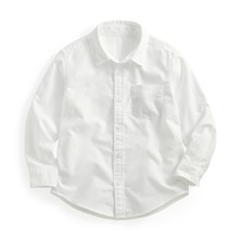 牛津長袖襯衫-童