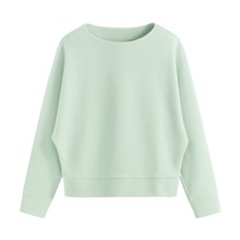 羅馬布連袖寬版上衣-女