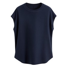 華夫格寬鬆連袖上衣-女