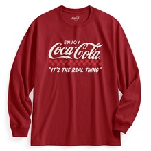 可口可樂長袖印花T恤-02-男