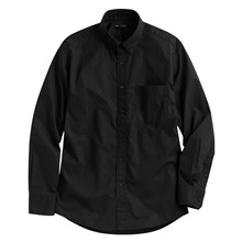 柔棉長袖襯衫-男