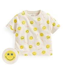 SmileyWorld®竹節棉印花T恤-Baby