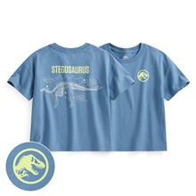 Jurassic World寬版印花T恤-01-童