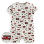 純棉車車印花連身衣-Baby