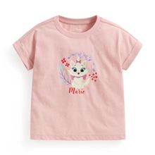 迪士尼系列竹節棉印花T恤-03-童