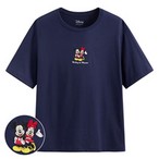 迪士尼系列莫代爾寬版電繡上衣-女