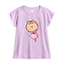 LINE FRIENDS長版印花T恤-04-童