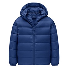 極輕羽絨連帽外套-童