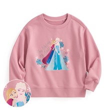 迪士尼系列毛圈印花圓領衫-15-童