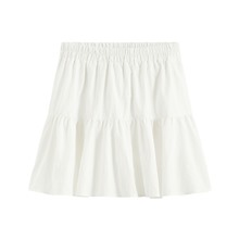 鬆緊腰頭蛋糕褲裙-女