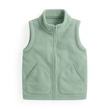 Fleece立領背心-童