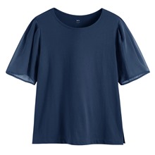 莫代爾雪紡袖上衣-女