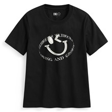 S.W.SMILEY®厚版印花T恤-05-女