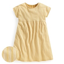 條紋印花連袖洋裝-童