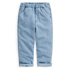 棉質寬鬆牛仔褲-童