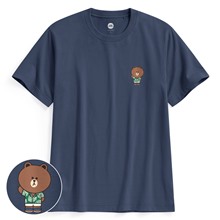 LINE FRIENDS印花T恤-09-男