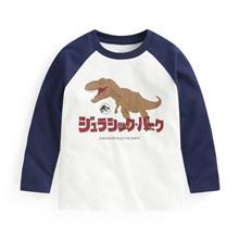 Jurassic World拉克蘭長袖印花T恤-03-童