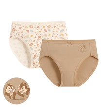 迪士尼系列棉質中腰內褲(2入)-女