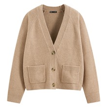 柔軟舒適短版針織外套-女