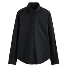 商務彈性長袖襯衫-女