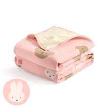 Miffy and Friends長刷毛單人蓋毯-中性款