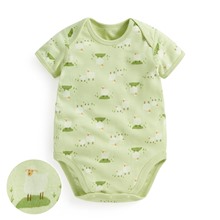 純棉羅紋動物印花包臀衣-Baby