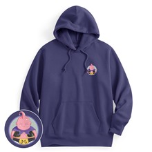 七龍珠大魔刷毛印花連帽衫-01-男