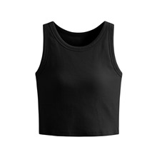 Bra削肩中短版背心-女