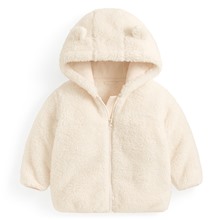 長刷毛造型連帽外套-Baby