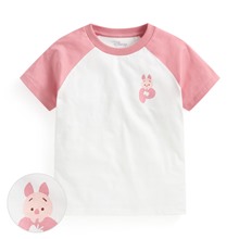 迪士尼系列純棉拉克蘭袖印花T恤-童