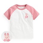 迪士尼系列純棉拉克蘭袖印花T恤-童