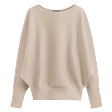 粗針寬版連袖毛衣-女