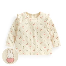 Miffy羅紋荷葉造型印花T恤-Baby
