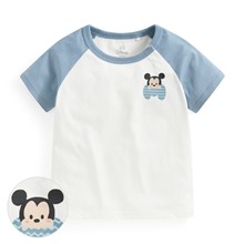 迪士尼系列純棉拉克蘭袖印花T恤-Baby