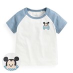 迪士尼系列純棉拉克蘭袖印花T恤-Baby