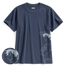 航海王印花T恤-04-男