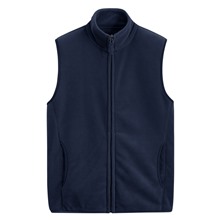 Fleece立領背心-男