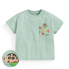 蠟筆小新竹節棉口袋印花T恤-Baby