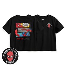 漫威系列寬版印花T恤-01-童