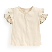 純棉荷葉造型上衣-童