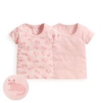 純棉網眼印花T恤(2入)-Baby