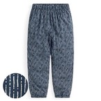 嫘縈印花束口褲-童