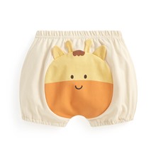 純棉動物造型鬆緊短褲-Baby