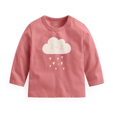 可愛天空長袖印花T恤-Baby