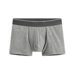 棉質低腰平口內褲-男