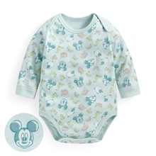 迪士尼系列純棉羅紋印花包臀衣-Baby