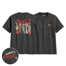 可口可樂厚版印花T恤-05-男