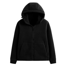 Fleece厚版連帽外套-男